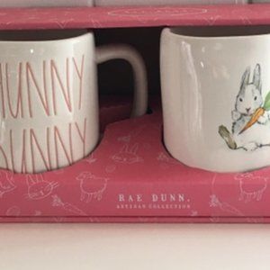 Rae Dunn HUNNY BUNNY mug set